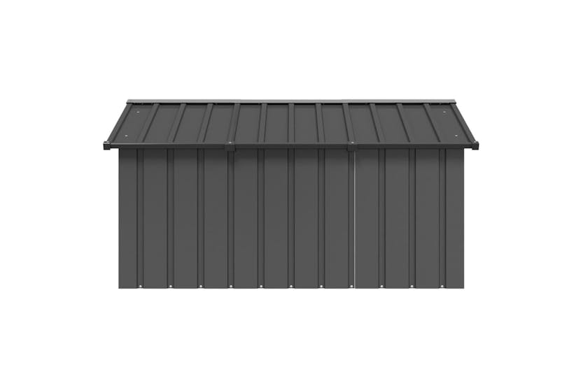 vidaXL 171541 Dog House Anthracite 116.5x153x81.5cm Galvanised Steel vidaXL 171541 Dog House Anthracite 116.5x153x81.5cm Galvanised Steel