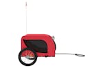 vidaXL 94006 Pet Bike Trailer Red And Black Oxford Fabric And Iron vidaXL 94006 Pet Bike Trailer Red And Black Oxford Fabric And Iron