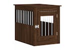 vidaXL 838322 Dog Crate Furniture Brown Oak 55x75x65cm Engineered Wood vidaXL 838322 Dog Crate Furniture Brown Oak 55x75x65cm Engineered Wood