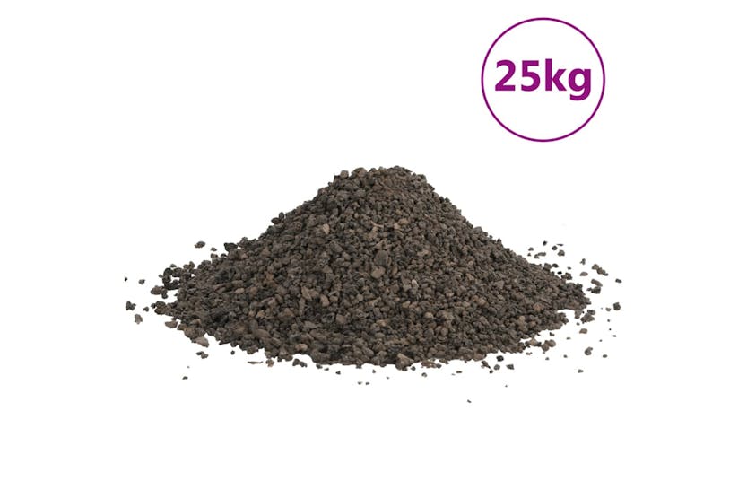 vidaXL 3217161 Basalt Gravel 25 Kg Black 3-5mm vidaXL 3217161 Basalt Gravel 25 Kg Black 3-5mm