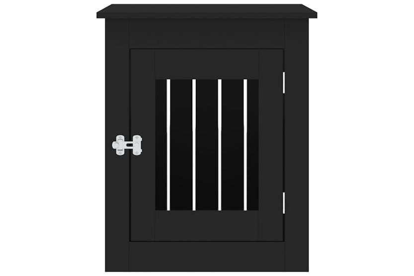 vidaXL 838317 Dog Crate Furniture Black 55x75x65cm Engineered Wood vidaXL 838317 Dog Crate Furniture Black 55x75x65cm Engineered Wood