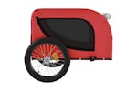 vidaXL 94006 Pet Bike Trailer Red And Black Oxford Fabric And Iron vidaXL 94006 Pet Bike Trailer Red And Black Oxford Fabric And Iron