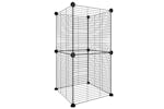 vidaXL 3114034 8-panel Pet Cage Black 35x35cm Steel vidaXL 3114034 8-panel Pet Cage Black 35x35cm Steel