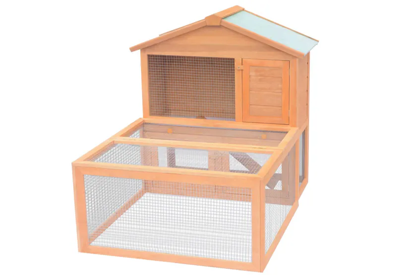 vidaXL 170346 Animal Rabbit Cage Outdoor Run Wood vidaXL 170346 Animal Rabbit Cage Outdoor Run Wood