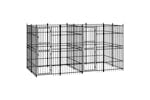 vidaXL 3098010 Outdoor Dog Kennel Steel 7.37 M2 vidaXL 3098010 Outdoor Dog Kennel Steel 7.37 M2