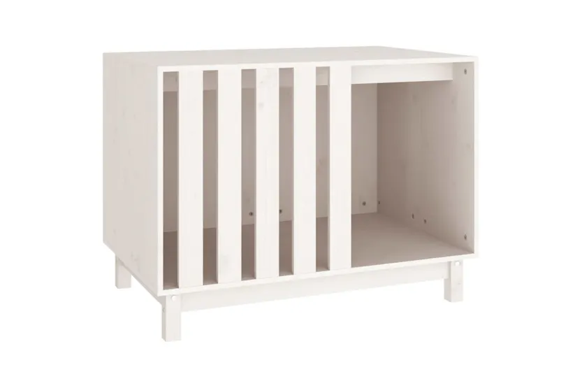 vidaXL 822487 Dog House White 90x60x67cm Solid Wood Pine vidaXL 822487 Dog House White 90x60x67cm Solid Wood Pine