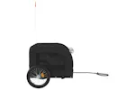 vidaXL 93842 Pet Bike Trailer Black Oxford Fabric And Iron vidaXL 93842 Pet Bike Trailer Black Oxford Fabric And Iron