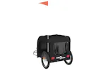 vidaXL 93842 Pet Bike Trailer Black Oxford Fabric And Iron vidaXL 93842 Pet Bike Trailer Black Oxford Fabric And Iron