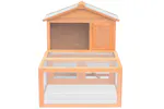 vidaXL 170346 Animal Rabbit Cage Outdoor Run Wood vidaXL 170346 Animal Rabbit Cage Outdoor Run Wood
