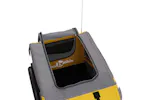 vidaXL 93882 Pet Bike Trailer Yellow And Grey Oxford Fabric And Iron vidaXL 93882 Pet Bike Trailer Yellow And Grey Oxford Fabric And Iron