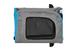 vidaXL 93841 Pet Bike Trailer Blue And Grey Oxford Fabric&iron vidaXL 93841 Pet Bike Trailer Blue And Grey Oxford Fabric&iron