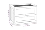vidaXL 172378 Hamster Cage 60x35.5x42cm Solid Wood Fir vidaXL 172378 Hamster Cage 60x35.5x42cm Solid Wood Fir