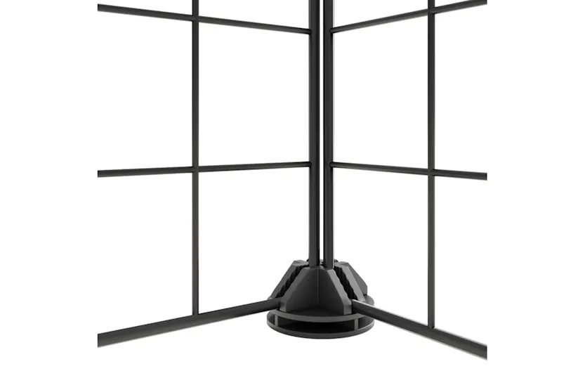 vidaXL 3114050 8-panel Pet Cage With Door Black 35x35cm Steel vidaXL 3114050 8-panel Pet Cage With Door Black 35x35cm Steel