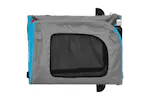vidaXL 93855 Pet Bike Trailer Blue And Grey Oxford Fabric And Iron vidaXL 93855 Pet Bike Trailer Blue And Grey Oxford Fabric And Iron