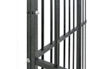 vidaXL 3209559 Dog Playpen 16 Panels Black Galvanised Steel vidaXL 3209559 Dog Playpen 16 Panels Black Galvanised Steel