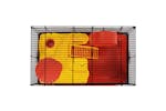 vidaXL 172220 Hamster Cage Red 58x32x36cm Polypropylene And Metal vidaXL 172220 Hamster Cage Red 58x32x36cm Polypropylene And Metal
