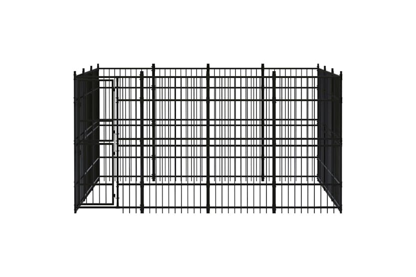 vidaXL 3097975 Outdoor Dog Kennel Steel 11.06 M2 vidaXL 3097975 Outdoor Dog Kennel Steel 11.06 M2