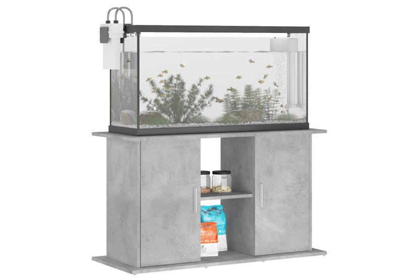 vidaXL 833611 Aquarium Stand Concrete Grey 101x41x58cm Engineered Wood vidaXL 833611 Aquarium Stand Concrete Grey 101x41x58cm Engineered Wood
