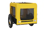 vidaXL 93910 Pet Bike Trailer Yellow And Black Oxford Fabric&iron vidaXL 93910 Pet Bike Trailer Yellow And Black Oxford Fabric&iron