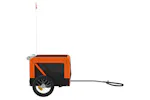 vidaXL 93907 Pet Bike Trailer Orange And Black Oxford Fabric&iron vidaXL 93907 Pet Bike Trailer Orange And Black Oxford Fabric&iron