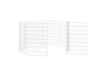 Vidaxl Free Range Animal Enclosure 8-panel 54x80 Cm Galvanised Iron Vidaxl Free Range Animal Enclosure 8-panel 54x80 Cm Galvanised Iron