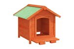 vidaXL 172273 Dog Kennel Brown 65x65x61.5cm Solid Wood Pine vidaXL 172273 Dog Kennel Brown 65x65x61.5cm Solid Wood Pine