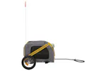 vidaXL 93868 Pet Bike Trailer Yellow And Grey Oxford Fabric And Iron vidaXL 93868 Pet Bike Trailer Yellow And Grey Oxford Fabric And Iron