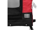 vidaXL 94013 Pet Bike Trailer Red And Black Oxford Fabric And Iron vidaXL 94013 Pet Bike Trailer Red And Black Oxford Fabric And Iron
