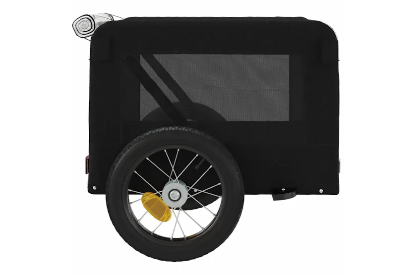 vidaXL 93912 Pet Bike Trailer Black Oxford Fabric&iron vidaXL 93912 Pet Bike Trailer Black Oxford Fabric&iron
