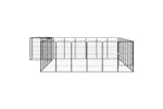 vidaXL 3115953 30-panel Dog Playpen Black 50x100cm Powder-coated Steel vidaXL 3115953 30-panel Dog Playpen Black 50x100cm Powder-coated Steel