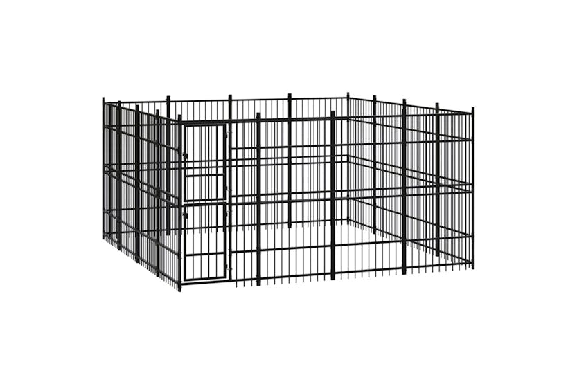 vidaXL 3097982 Outdoor Dog Kennel Steel 14.75 M2 vidaXL 3097982 Outdoor Dog Kennel Steel 14.75 M2