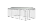 Vidaxl Outdoor Dog Kennel With Roof 7.6x3.8x2.3 M Vidaxl Outdoor Dog Kennel With Roof 7.6x3.8x2.3 M