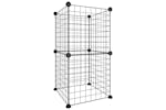 vidaXL 3114031 8-panel Pet Cage Black 35x35cm Steel vidaXL 3114031 8-panel Pet Cage Black 35x35cm Steel