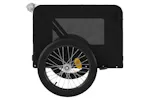 vidaXL 93926 Pet Bike Trailer Black Oxford Fabric&iron vidaXL 93926 Pet Bike Trailer Black Oxford Fabric&iron