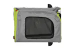 vidaXL 93857 Pet Bike Trailer Green And Grey Oxford Fabric And Iron vidaXL 93857 Pet Bike Trailer Green And Grey Oxford Fabric And Iron