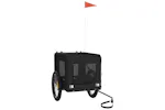 vidaXL 93926 Pet Bike Trailer Black Oxford Fabric&iron vidaXL 93926 Pet Bike Trailer Black Oxford Fabric&iron