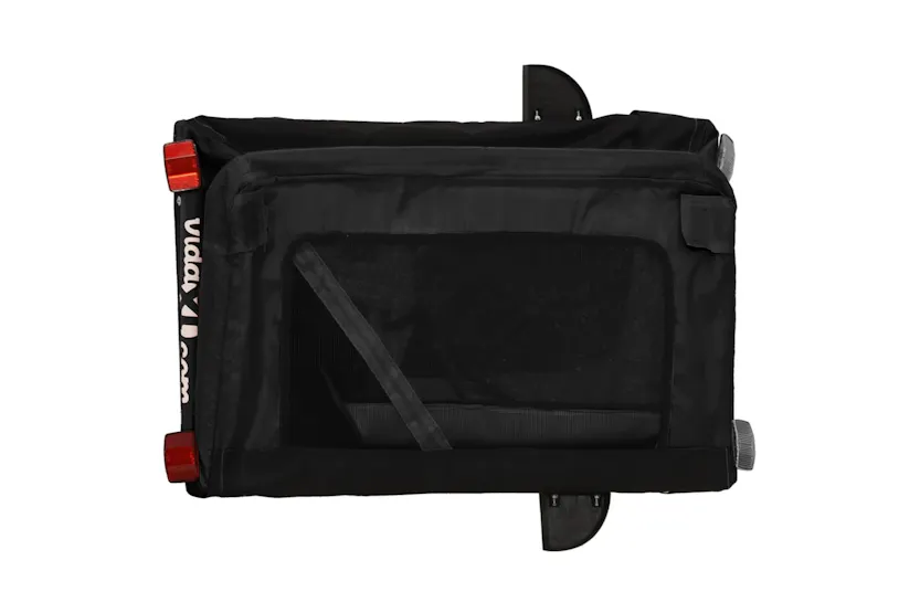 vidaXL 93912 Pet Bike Trailer Black Oxford Fabric&iron vidaXL 93912 Pet Bike Trailer Black Oxford Fabric&iron