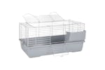 vidaXL 172225 Small Animal Cage Grey 80x45x39cm Polypropylene And Metal vidaXL 172225 Small Animal Cage Grey 80x45x39cm Polypropylene And Metal