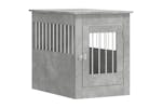 vidaXL 838326 Dog Crate Furniture Concrete Grey 55x80x68cm Engineered Wood vidaXL 838326 Dog Crate Furniture Concrete Grey 55x80x68cm Engineered Wood