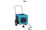 vidaXL 93946 Pet Bike Trailer Blue And Black Oxford Fabric And Iron vidaXL 93946 Pet Bike Trailer Blue And Black Oxford Fabric And Iron