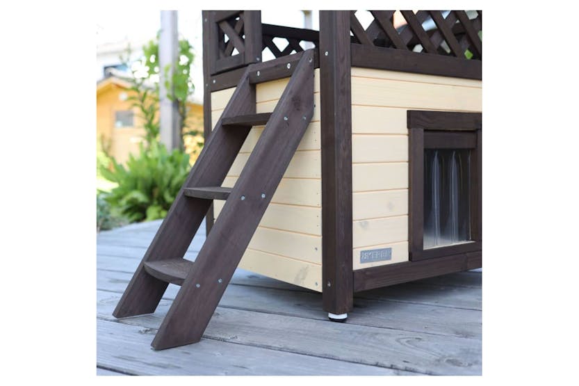 Kerbl 445270 Heated Cat House 4-seasons Deluxe 88x57x77 Cm Dark Brown Kerbl 445270 Heated Cat House 4-seasons Deluxe 88x57x77 Cm Dark Brown