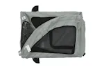 vidaXL 93958 Pet Bike Trailer Grey Oxford Fabric And Iron vidaXL 93958 Pet Bike Trailer Grey Oxford Fabric And Iron
