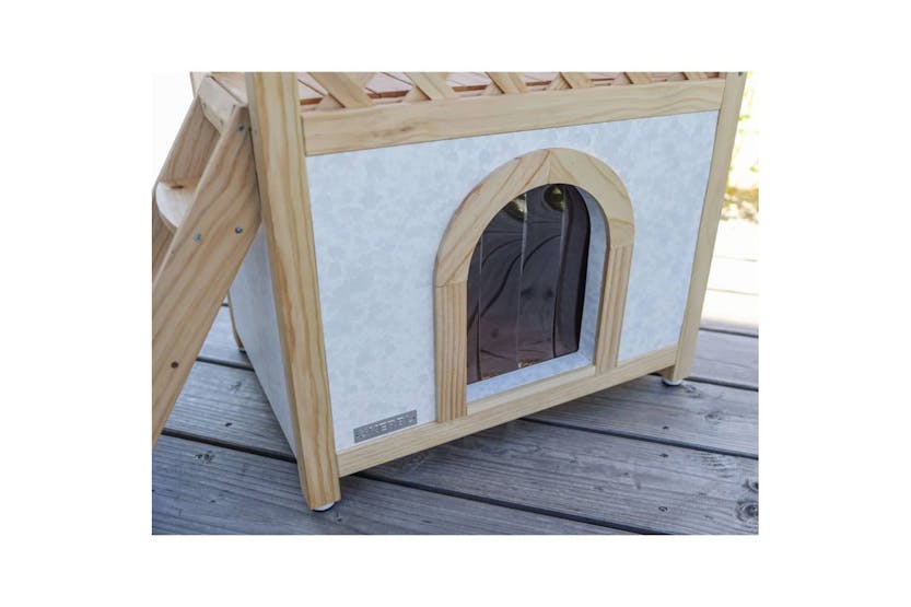 Kerbl 445269 Cat House Tyrol Alpin 88x57x77 Cm Light Brown Kerbl 445269 Cat House Tyrol Alpin 88x57x77 Cm Light Brown