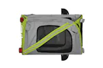 vidaXL 93906 Pet Bike Trailer Green And Grey Oxford Fabric And Iron vidaXL 93906 Pet Bike Trailer Green And Grey Oxford Fabric And Iron