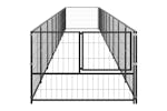 vidaXL 3082099 Dog Kennel Black 9 M2 Steel vidaXL 3082099 Dog Kennel Black 9 M2 Steel