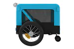 vidaXL 93946 Pet Bike Trailer Blue And Black Oxford Fabric And Iron vidaXL 93946 Pet Bike Trailer Blue And Black Oxford Fabric And Iron