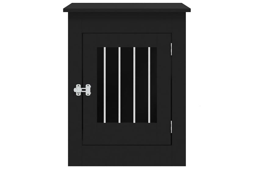 vidaXL 838324 Dog Crate Furniture Black 55x80x68cm Engineered Wood vidaXL 838324 Dog Crate Furniture Black 55x80x68cm Engineered Wood