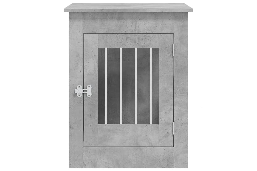 vidaXL 838326 Dog Crate Furniture Concrete Grey 55x80x68cm Engineered Wood vidaXL 838326 Dog Crate Furniture Concrete Grey 55x80x68cm Engineered Wood