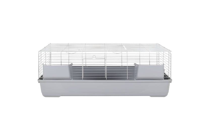 vidaXL 172227 Small Animal Cage Grey 118x59x46cm Polypropylene And Metal vidaXL 172227 Small Animal Cage Grey 118x59x46cm Polypropylene And Metal