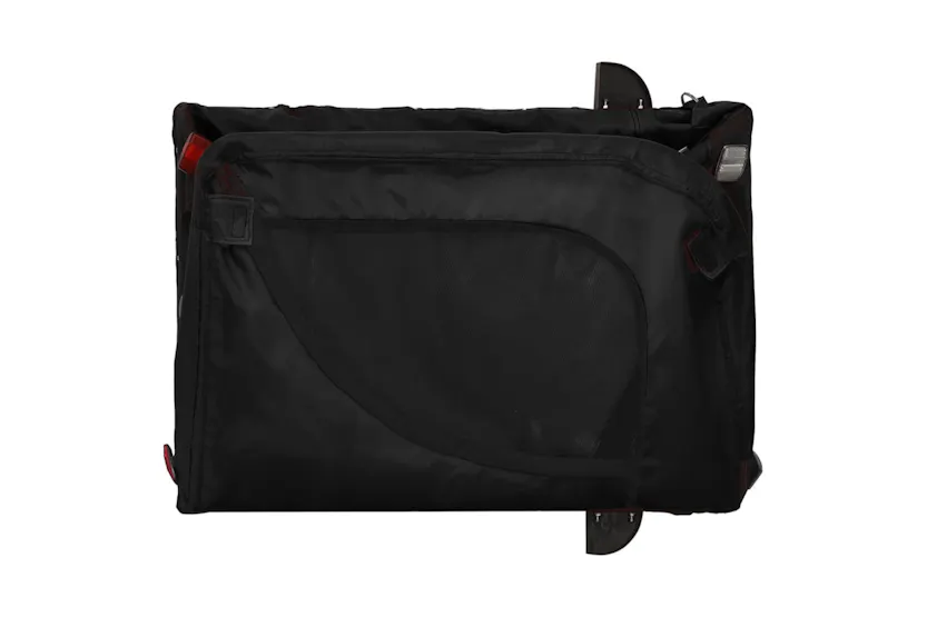 vidaXL 94024 Pet Bike Trailer Black Oxford Fabric And Iron vidaXL 94024 Pet Bike Trailer Black Oxford Fabric And Iron